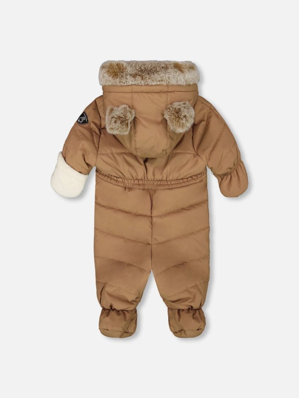 Deux par Deux One-Piece Baby Layette Snowsuit Designed For Car Seat Chanterelle